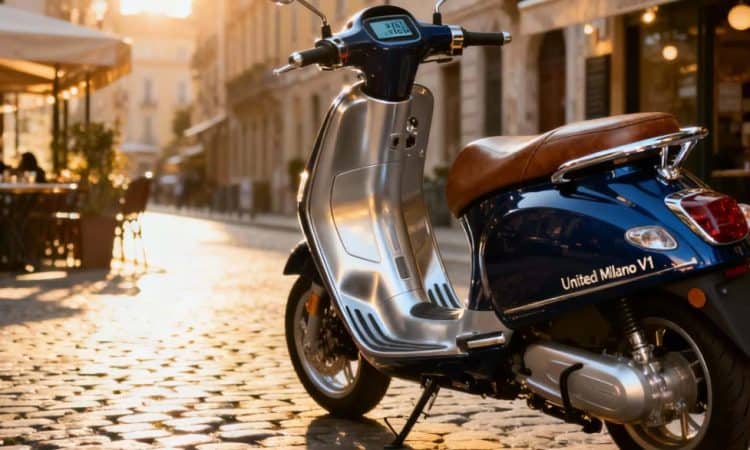 United Milano V1: Skuter Elegan dan Performa Maksimal